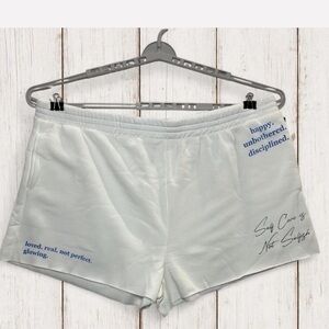 Grayson Threads White Graphic Athletic Shorts